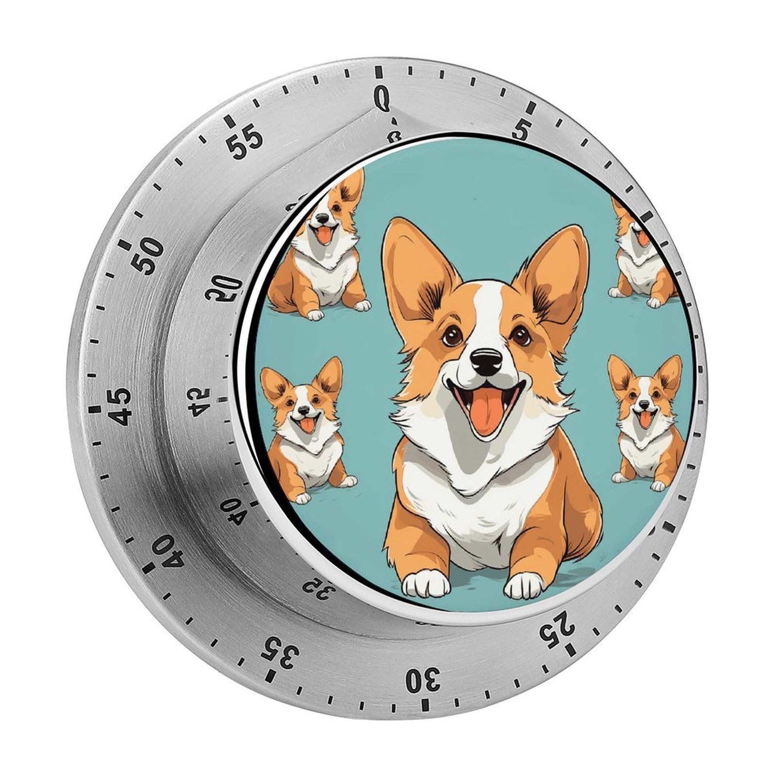 Timer Corgi de cocina y ejercicio, el temporizador magnético para organizar tu día