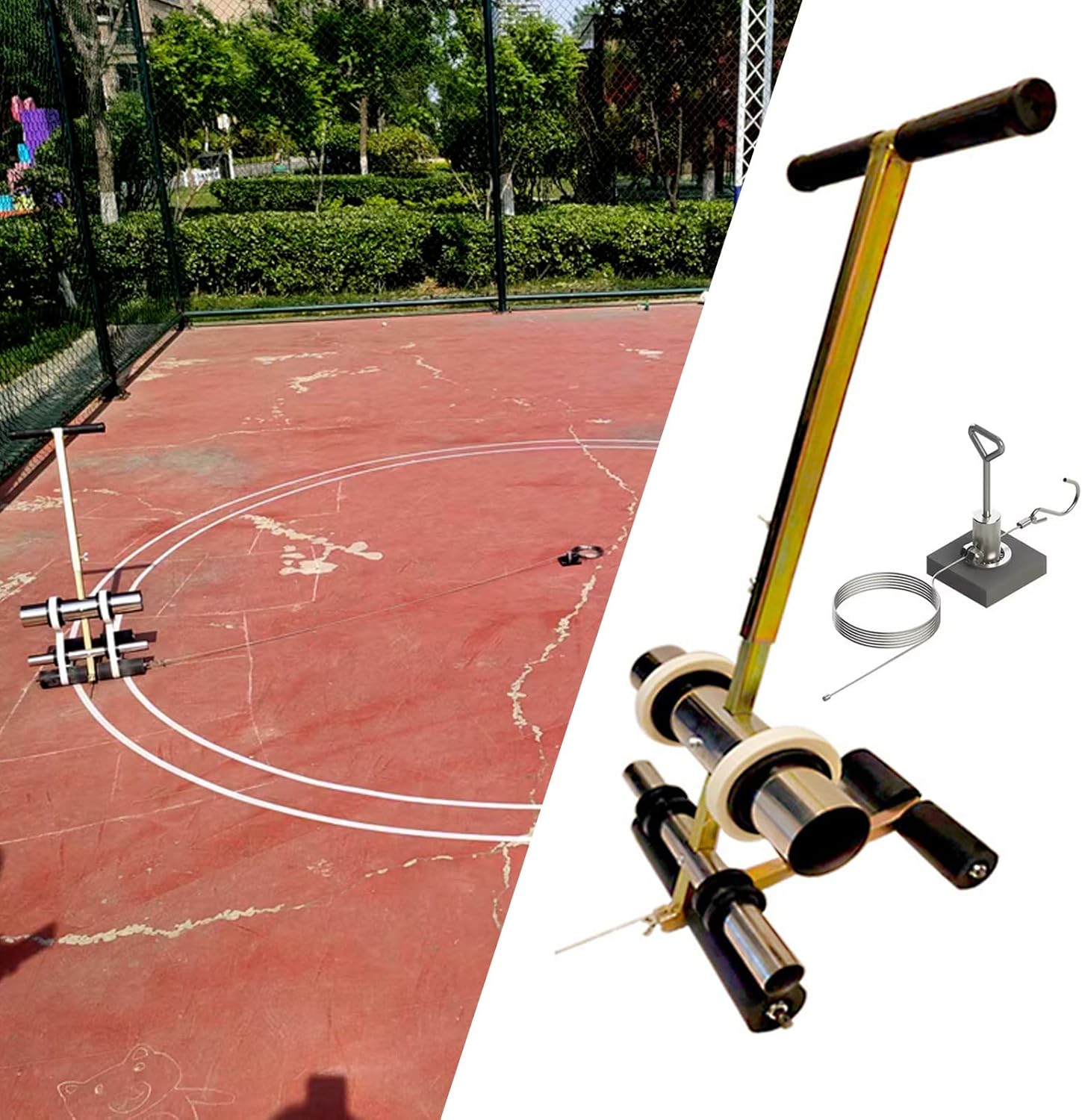 Mumu Tulio Basketball Court Marking Kit, Basketball Lines