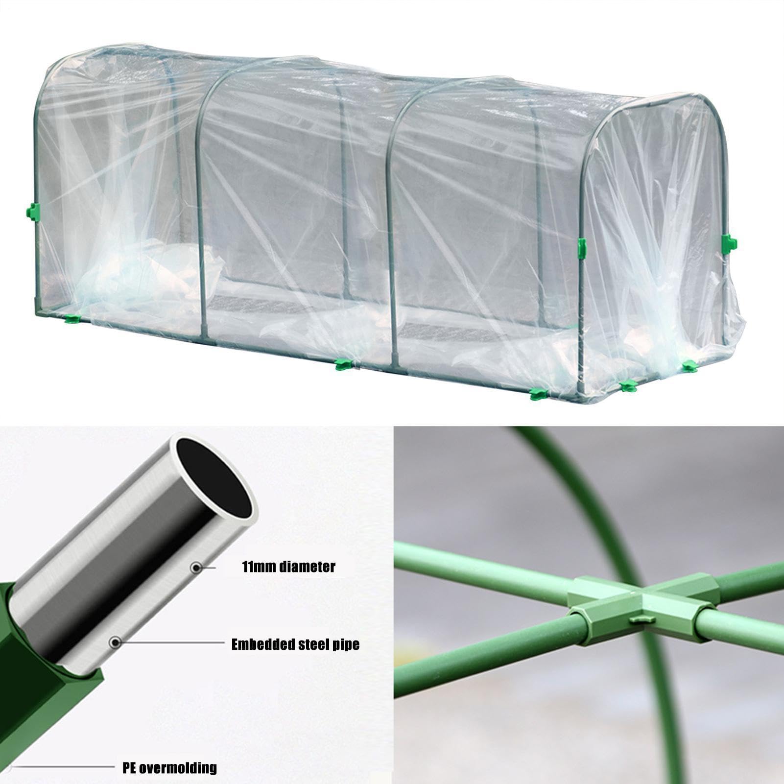 Mini Serra per Piante Casa da giardinaggio portatile per piante da | Camera calda impermeabile per piante da giardinaggio per tende da neve per freddo