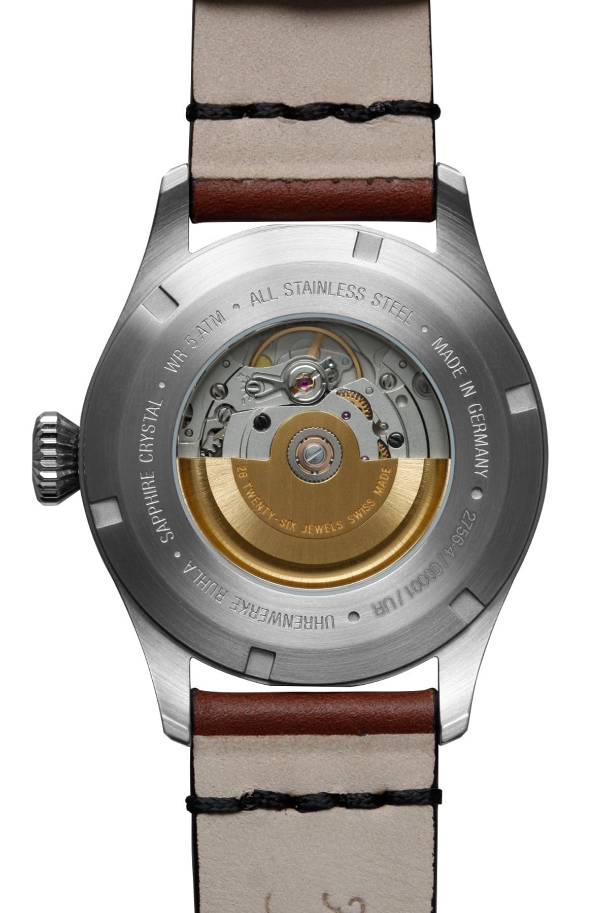 Bauhaus Herrenuhr Aviation CT-BHA Automatik Braun/Grün 2756-4