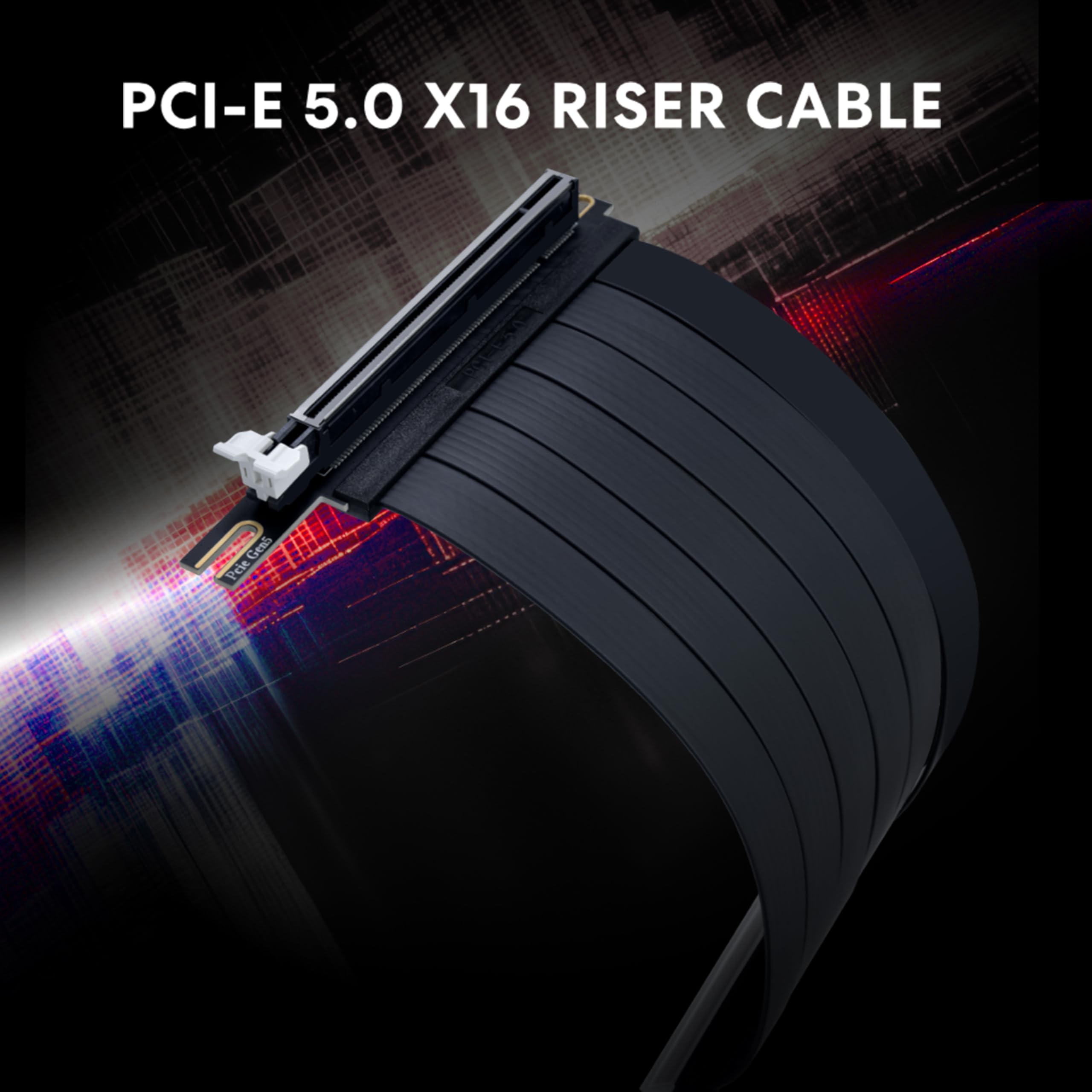 Lian Li - PCIE 5.0 Riser Cable Premium PCI-E 16X 5.0 Double Lian Li - PCIE 5.0 Riser Cable Premium PCI-E 16X 5.0 Double