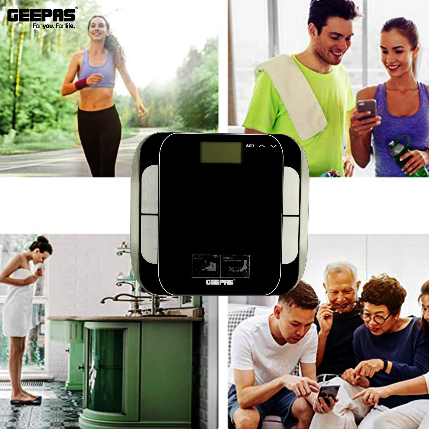 Buy Geepas High Precision Body Fat Scales Digital Weight Bathroom