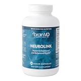 Dr Amen BrainMD NeuroLink - 180 Capsules - Promotes Optimal Brain Function&comma; Focus & Concentration - Gluten Free - 45 Servings