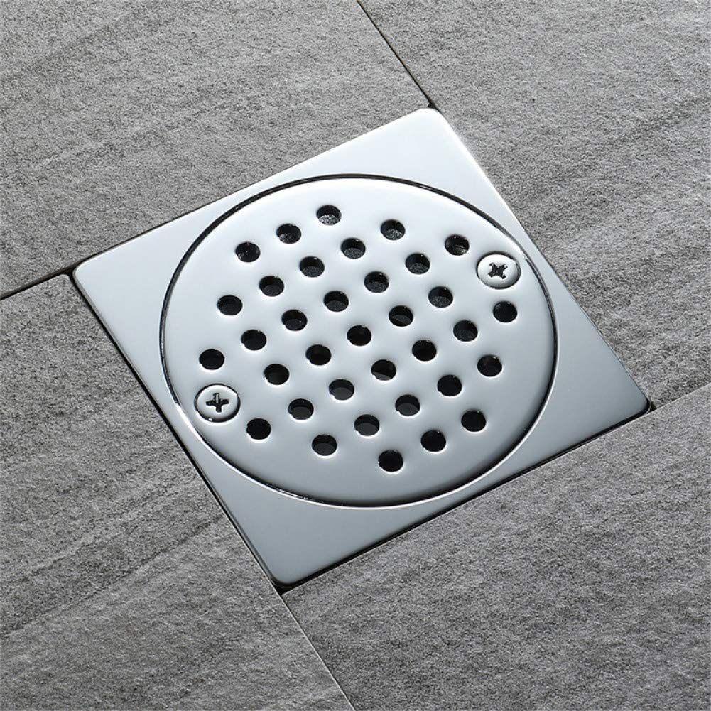 Drain de sol pour balcon et cuisine grille de douche carrée 9 cm