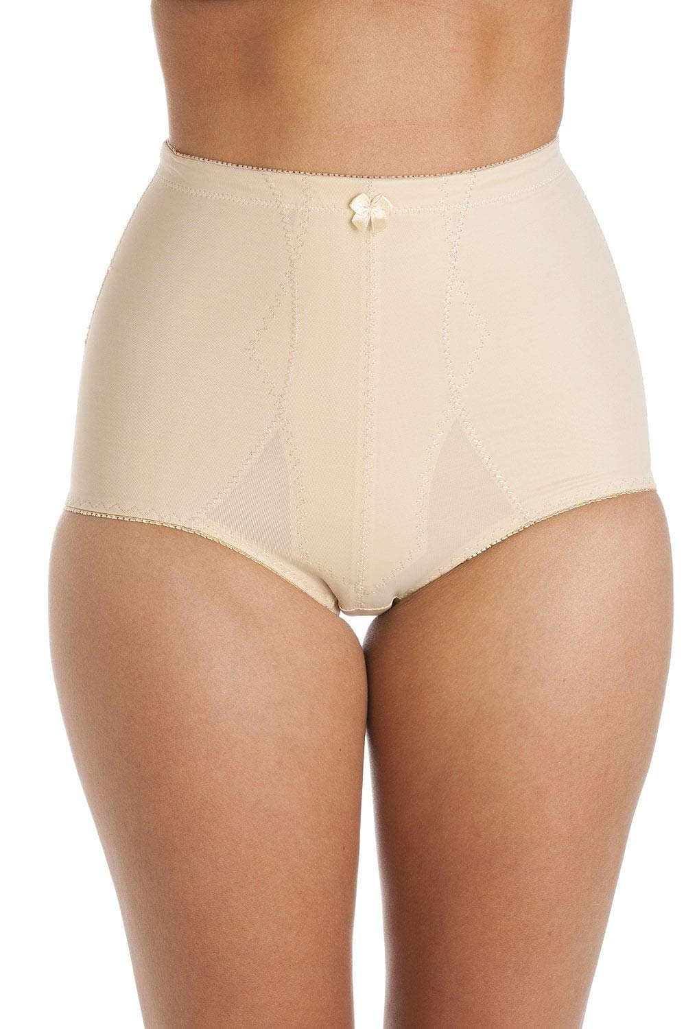 Camille Bella Magic Firm Damen Shapewear Höschen - 2er Pack | Hohe Taille Baumwolle Bauchkontrolle Hosen | Sculpting, Slimming Shaping | Bauchunterstützung Hohe Taille Slip für Frauen