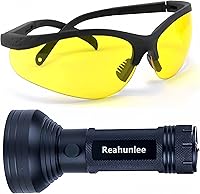 Vista 1 de Detector de fugas de tinte UV para aire acondicionado, kit de herramientas de detección de fugas de tinte UV de CA para auto, 68 LED A/C, detector