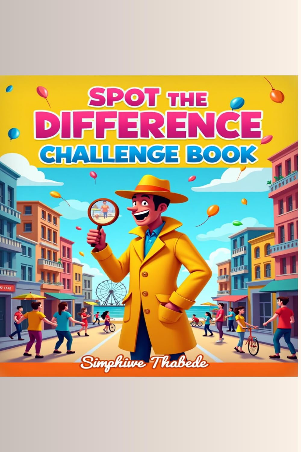 Spot the Difference Challenge Book for Kids and Adults