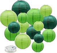 Vista 11 de 15 linternas de papel negras y doradas, redondas, colgantes, chinas, de 4, 6, 8, 10, 12 pulgadas, para despedida de soltera, compromiso, boda, bebé