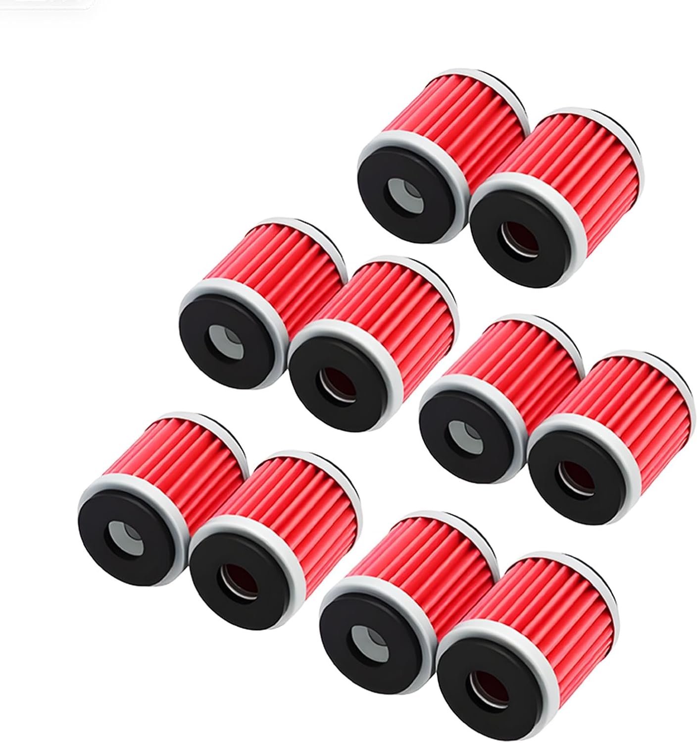 Nakkaa 10 PCS HF140 Oil Filter Replacement for YFZ450 YFZ450R 2004-2017 250 YFM250 2008-2013 Motor Cycle Generator