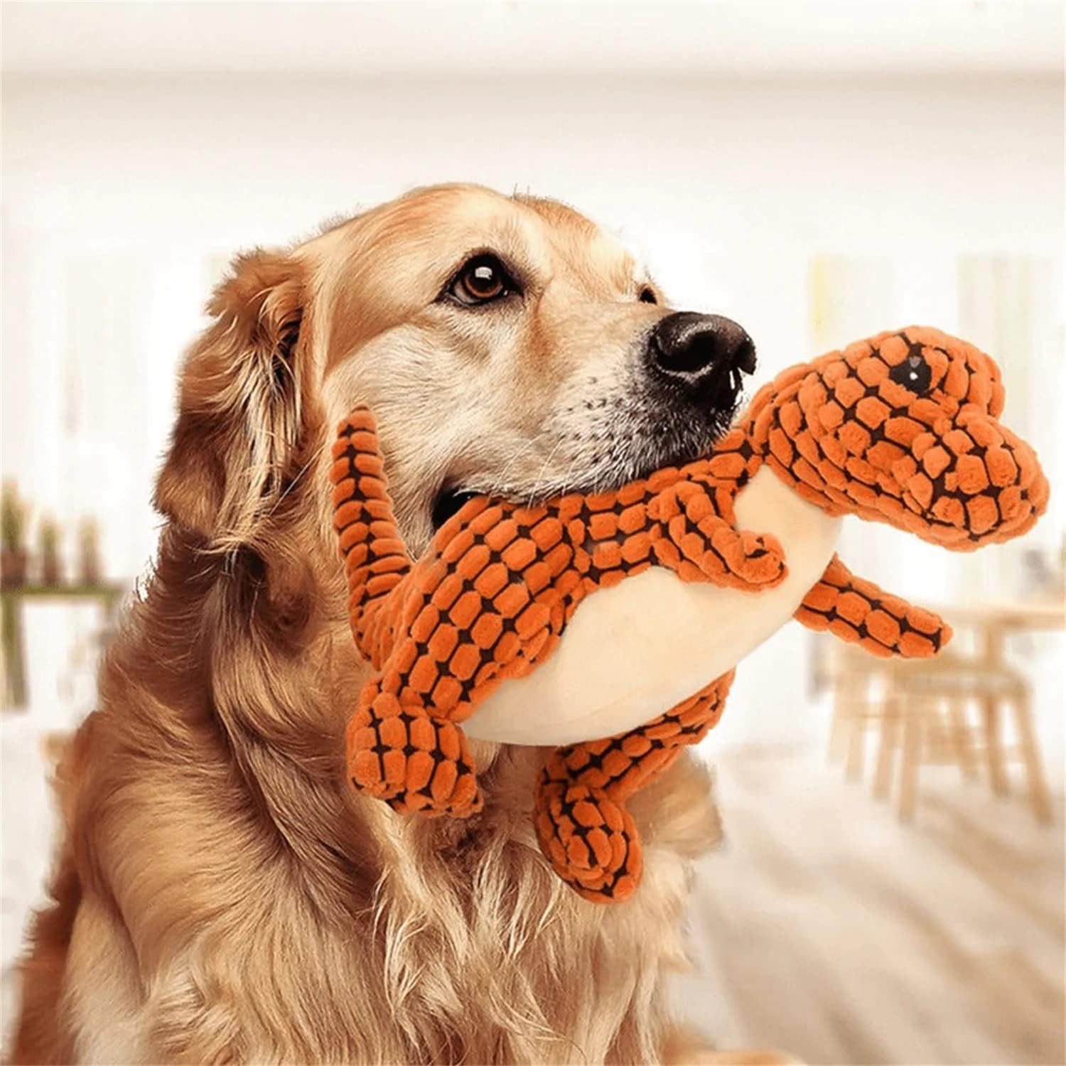 Similiar product2023 New Indestructible Robust Dino, Durable Interactive Robustdino Dog Toy, Squeaky Dog Toys For Aggressive Chewers, Soft Dog Toys, Unbreakable Stuffed Plush Dog Toy Aggressive Chewers (A ORANGE)