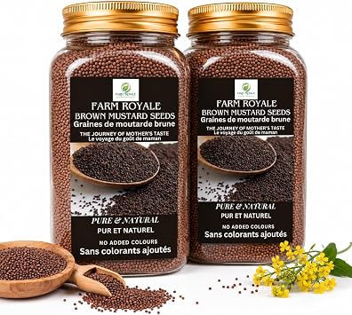 Premium Rai/Small Black Mustard/braisika nigra|200GM || 100% Natural, Pure, and Fresh Culinary Delight