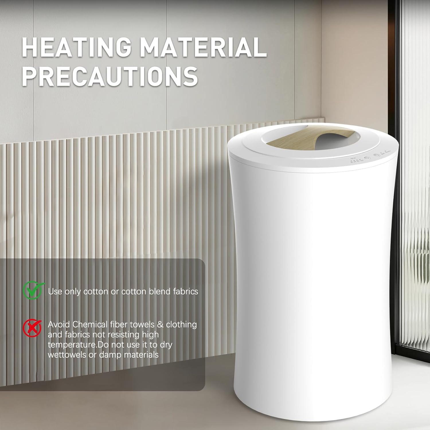 20L Towel Warmer Bucket, Luxury Large Heated Towel Warmers for Bathroom with Delay Start Timer, Auto Shut Off, Fits Up to Two 40"X70" Oversized Towels, Bathrobes, Blankets for Home