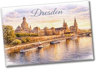 Dresden Souvenir Souvenir Magnet Skyline Elbe Altstadt Sachsen Souvenir Magnet Semperoper
