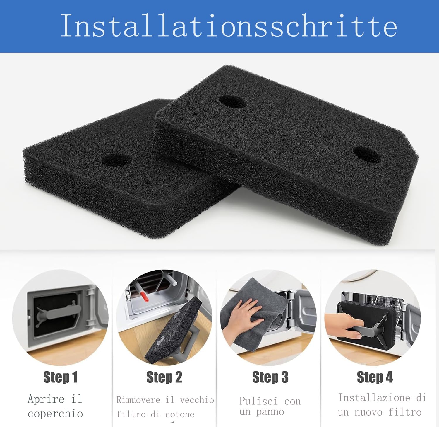 Filtro Pelucchi Originale Miele T1 Edition Per Asciugatrice A Pompa Di Calore