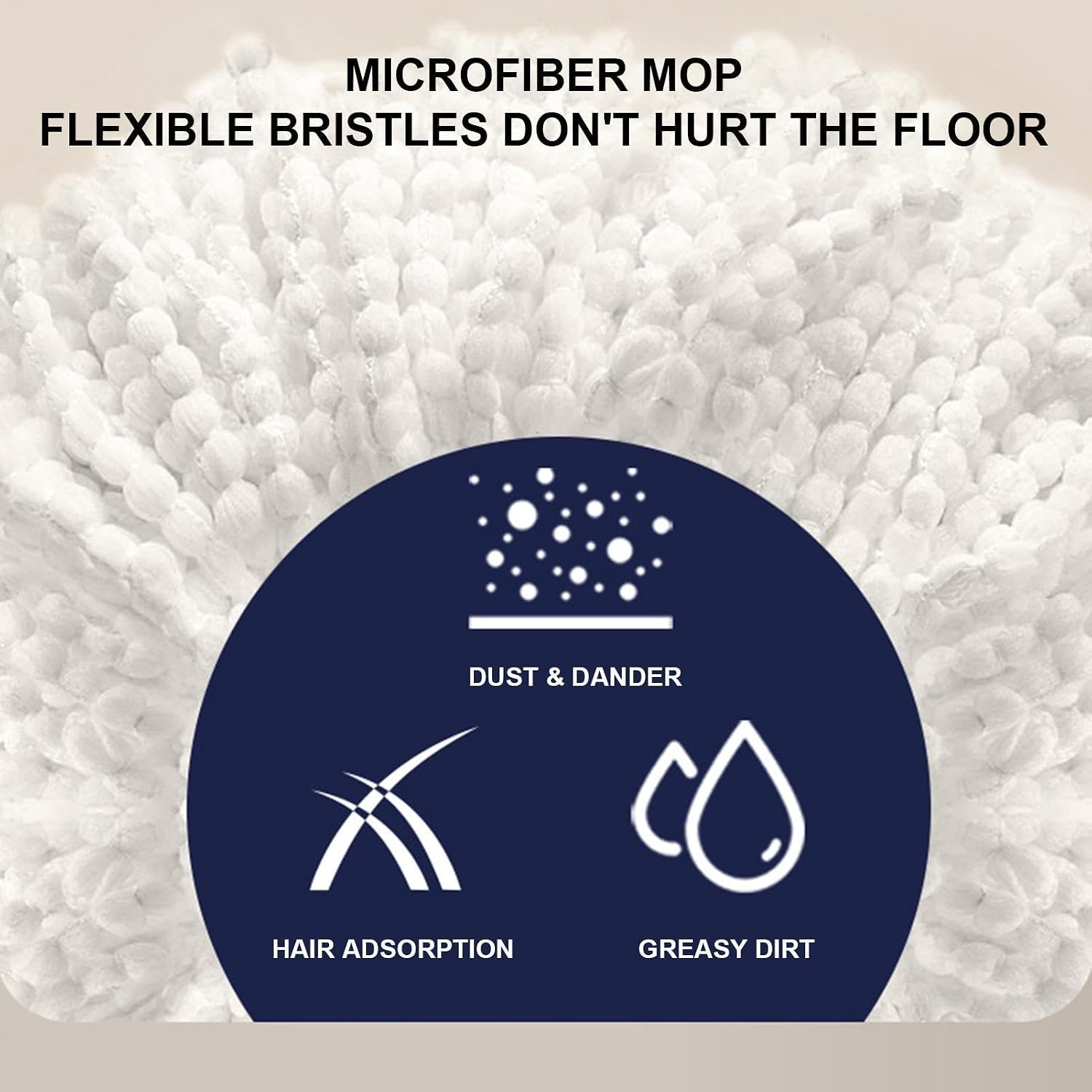 Mop and Bucket Set with Wringer - Self-Cleaning Drying Bucket, 360° Swivel Mopping Tool, Ergonomic Pole Design, Hands-Free Dirt Removal | Compact Care Equipment for Kitchen, Bathroom, Office