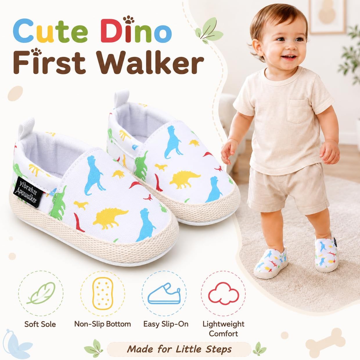 Baby Shoes Animal Print Baby Girl Shoes Cute Dragon Breathable Comfortable Infant Flats Soft Sole Newborn First Walkers Sneakers, Prewalker Crib Shoes