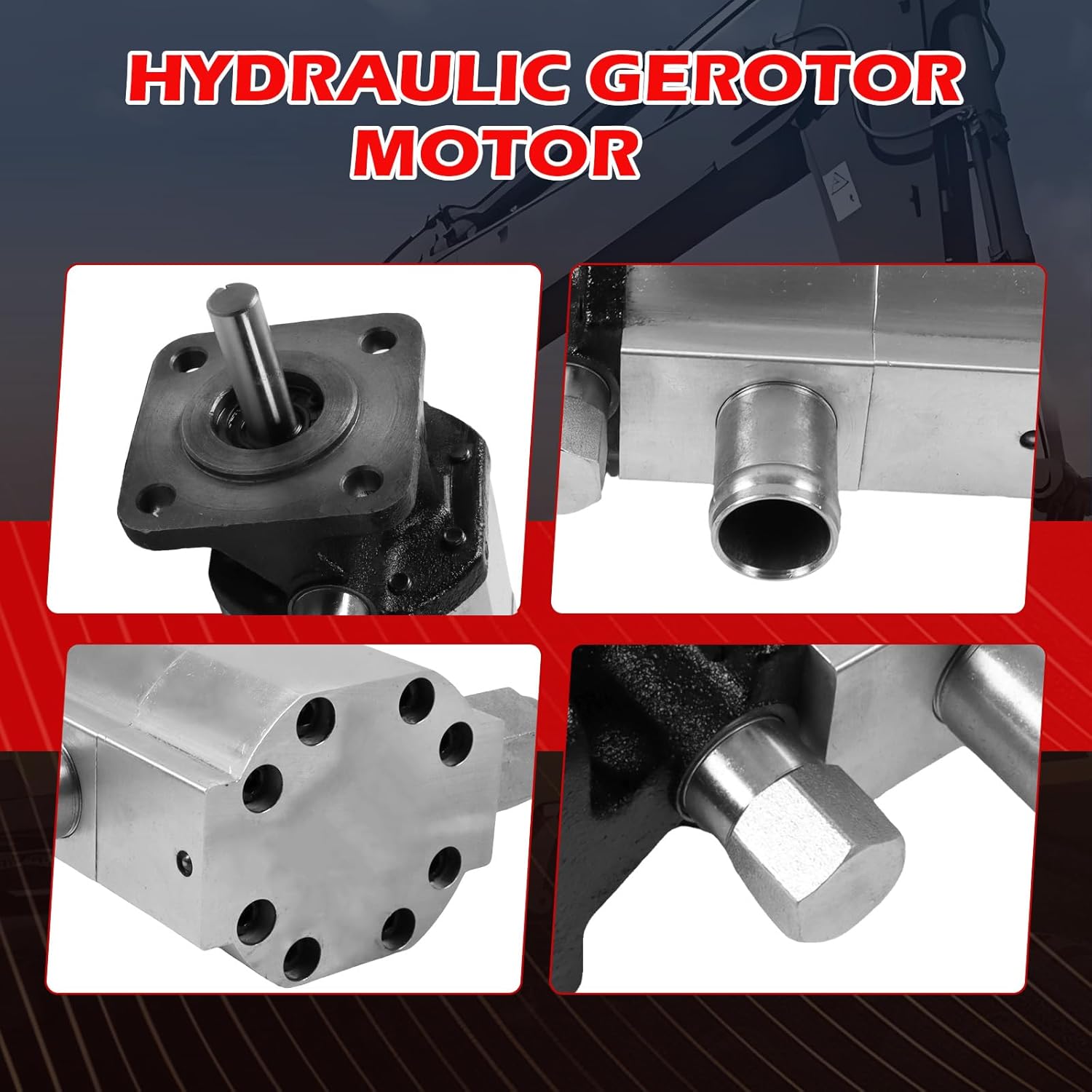 13GPM 2-Stage Hydraulic Log Splitter Pump, 2-Carrier Maximum Flow Rate: 13 GPM Rated/Maximum Speed: 3,600 RPM, 1/8" Keyed Shaft,For use on log splitters from 5 to 35 tons
