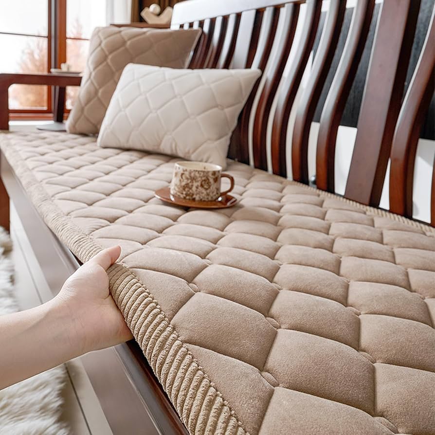 KUZQIM] 長座布団 ソファシートマット 可愛い 北欧 シートクッション