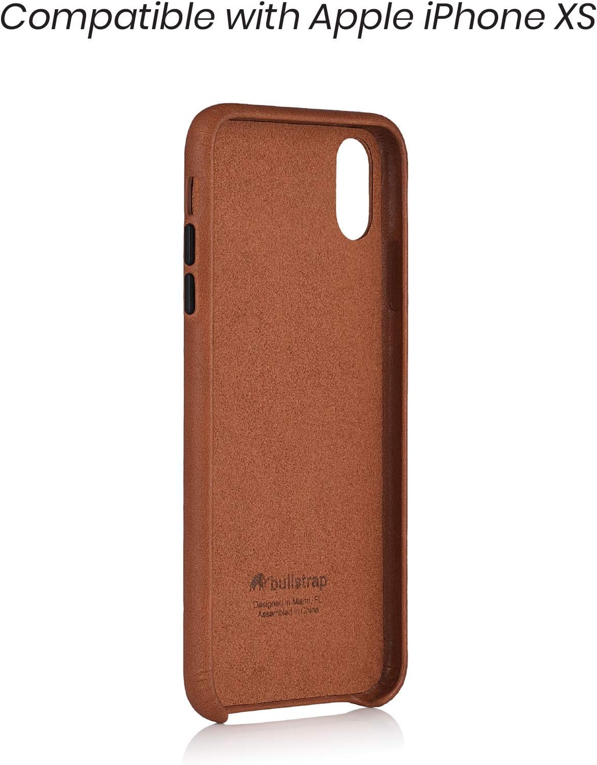 Buy 1 get 1 Bullstrap Premium Leather Phone Case Compatible with Apple iPhone Xs, Sienna Brown Up To 50% OFF Bullstrap Premium Leather Phone Case Compatible with Apple iPhone Xs, Sienna Brown
