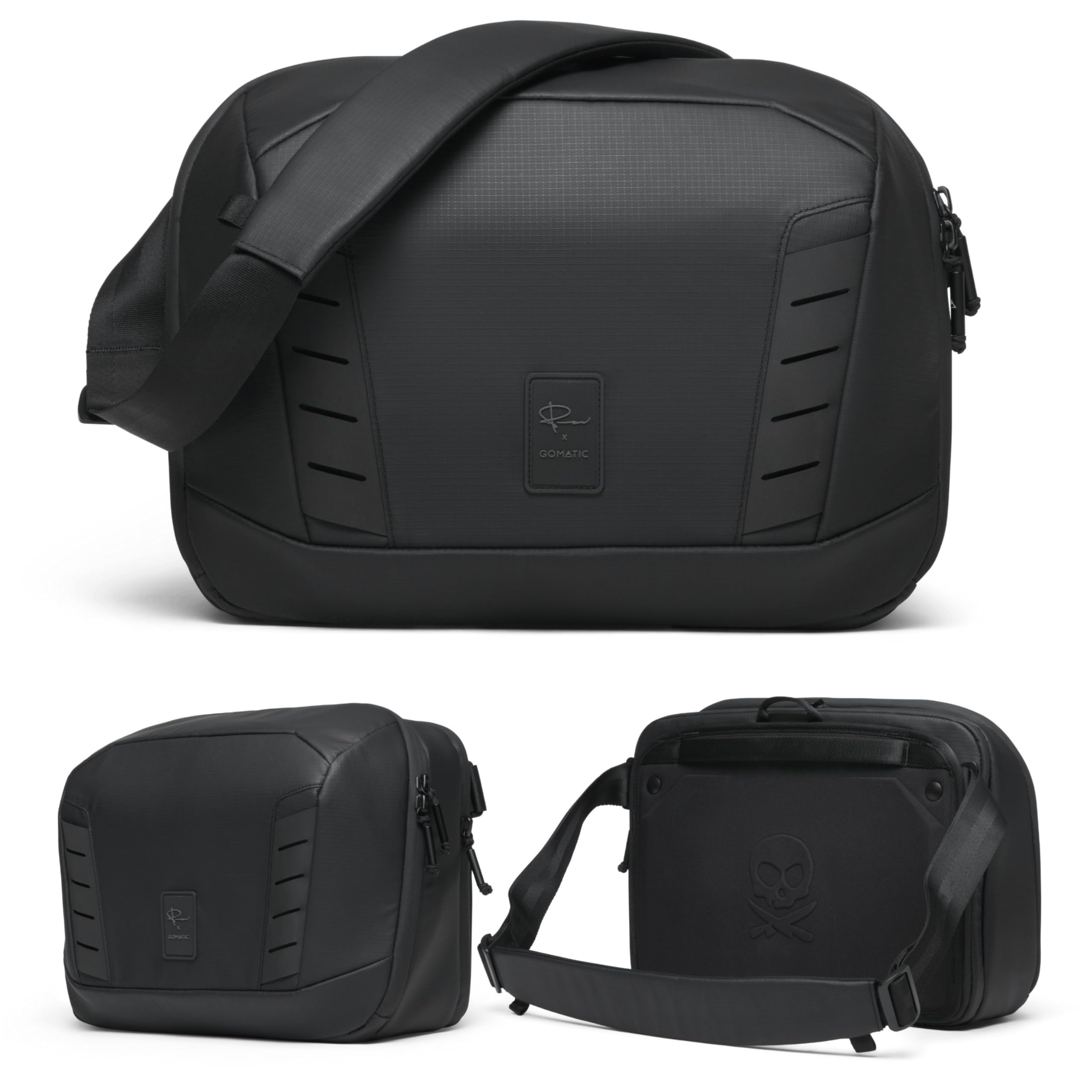 Gomatic Camera Sling 13L – Sac Photo Moyen résistant à l’Eau – Accès Rapide, Organisation Tech, Sangle bandoulière – pour Reflex, Drone, Tablette – Design Peter McKinnon – Noir