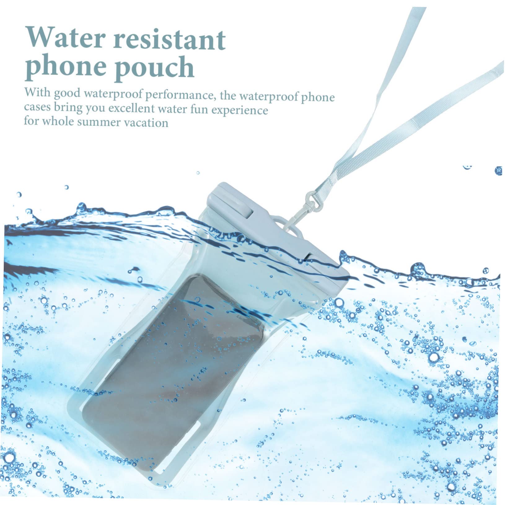 OSALADI 2pcs Mobile Phone Waterproof Case Abs Travel Intelligent Wallet