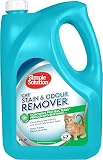 Simple Solution Cat Stain and Odour Remover, Enzymatic Cleaner with Pro-Bacteria Cleaning Power - 4 Litre - 1