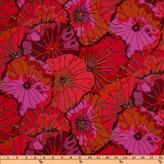 Kaffe Fassett Lotus Leaf Wine, Fabric by the Yard