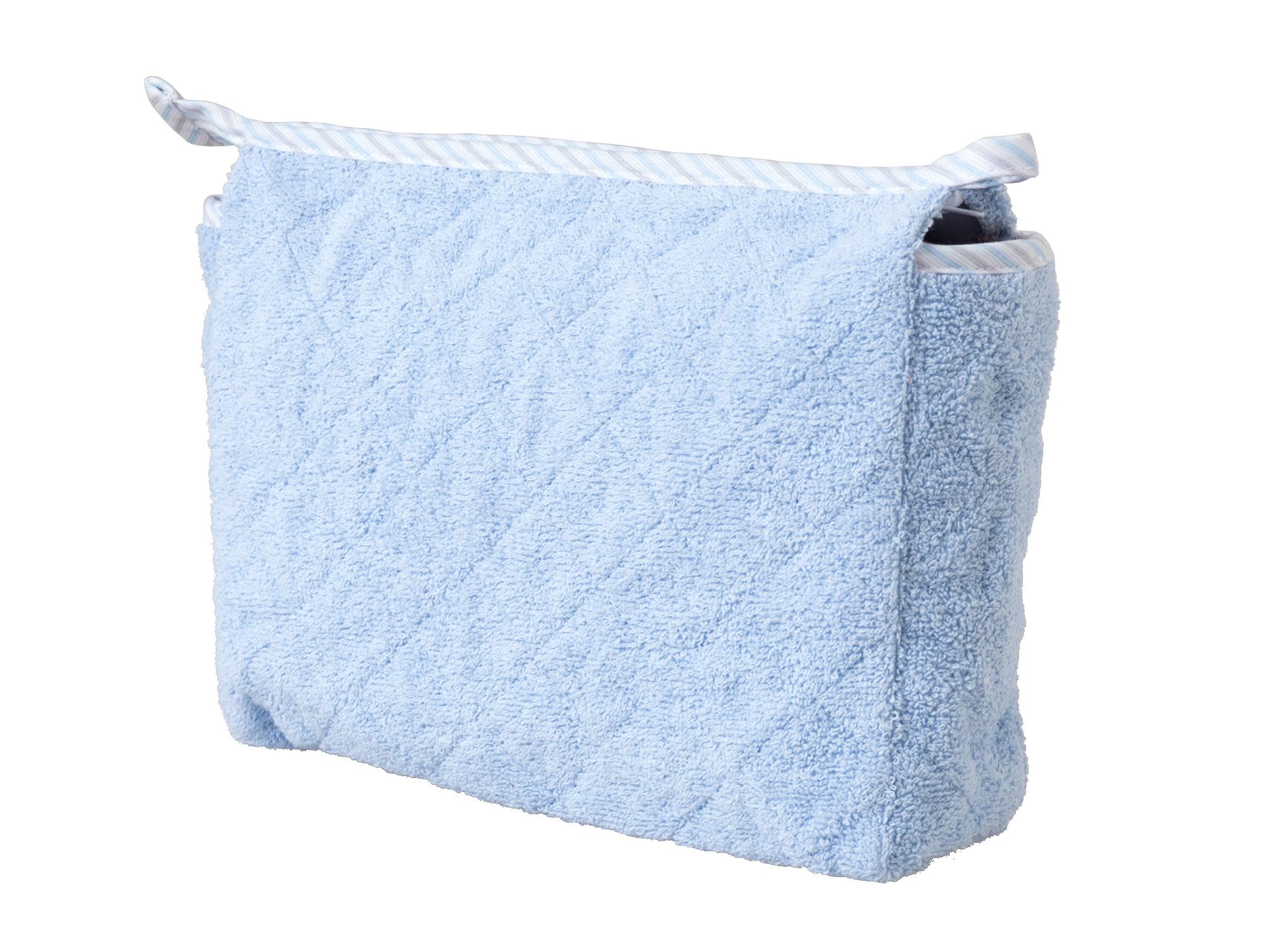 Bustina portatutto con cerniera - Borsa da toilette da viaggio donna, Beauty case in cotone Made in Italy