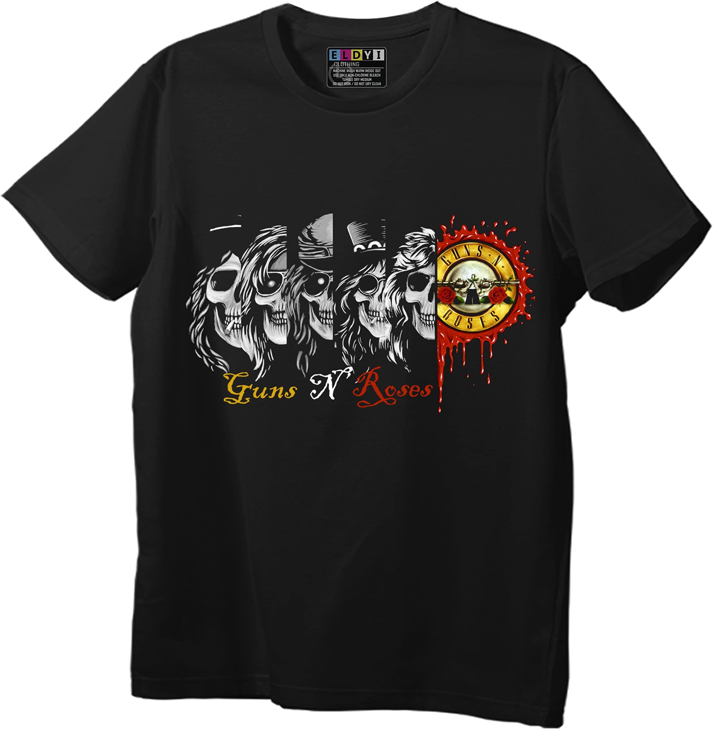 EL-DYI CLOTHINGGuns N' Roses Design Unisex Shirts, Guns N' Roses Shirts, Birthday Gift Shirts