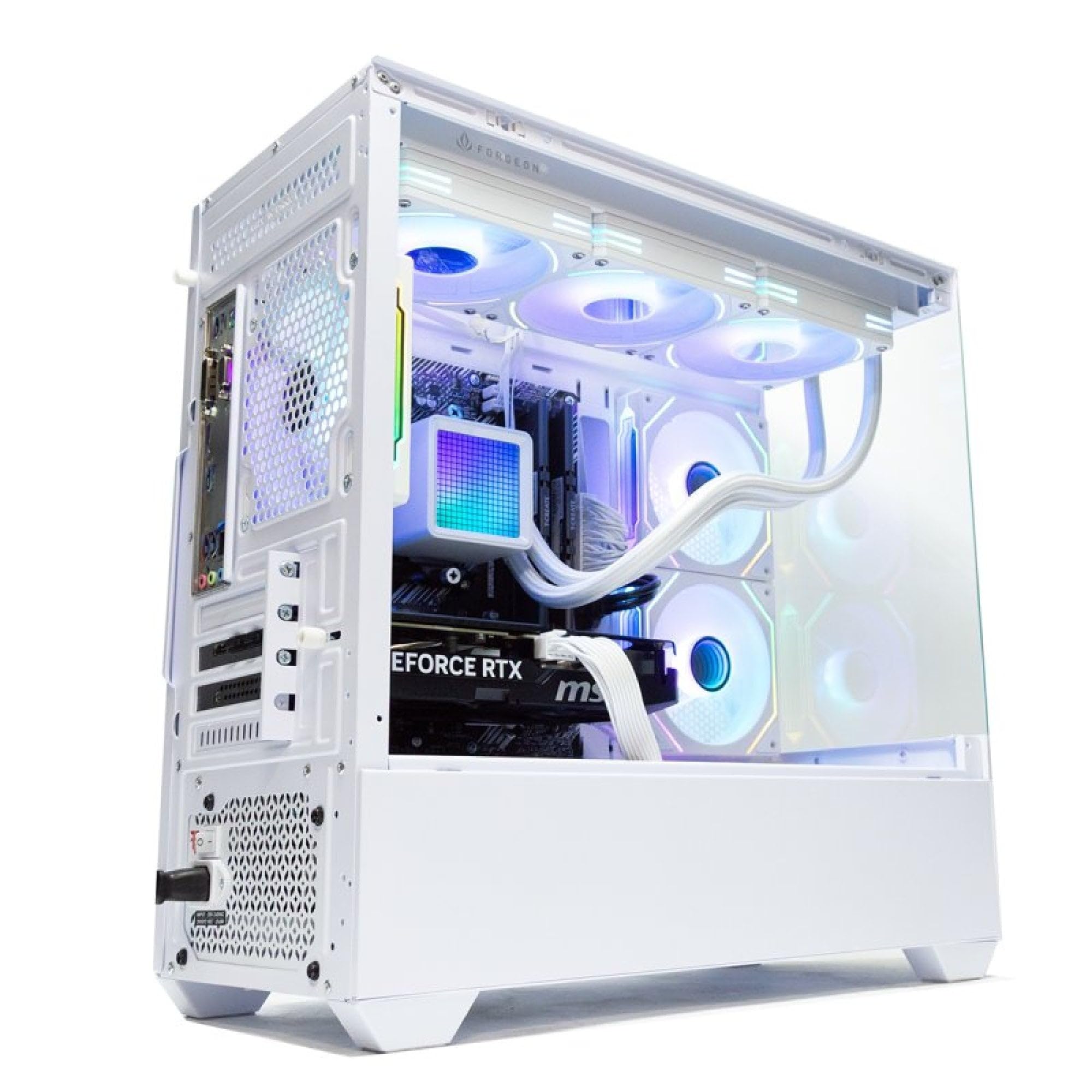 PcCom Ready PC Gaming AMD Ryzen 7 5800X3D, NVIDIA GeForce RTX 5060 Ti 16GB, 32GB RAM, 1TB SSD, Windows 11 Home, Ordenador Gaming Blanco