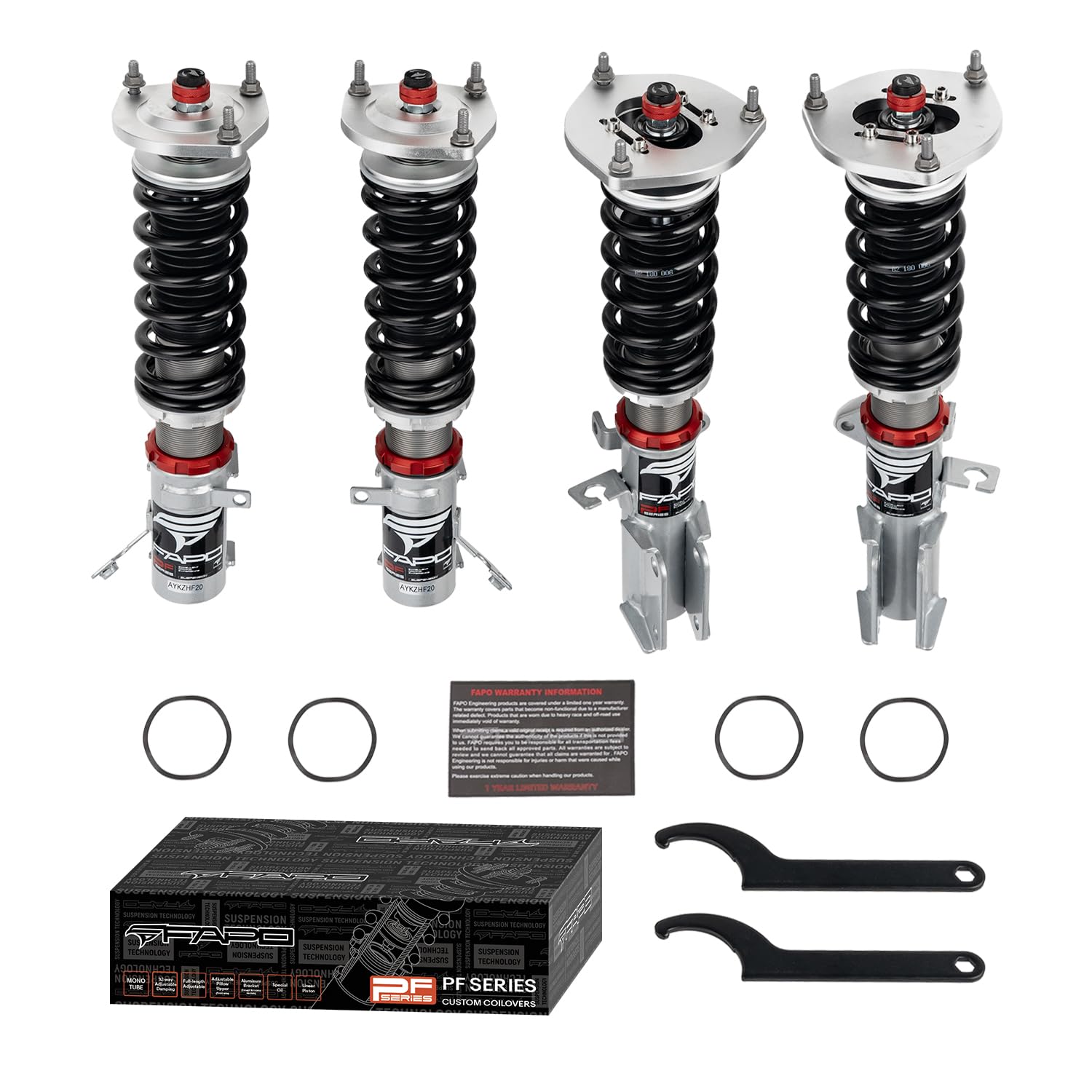 Amazon.com: FAPO PF Coilovers for Toyota Corolla 1987-2000 AE92