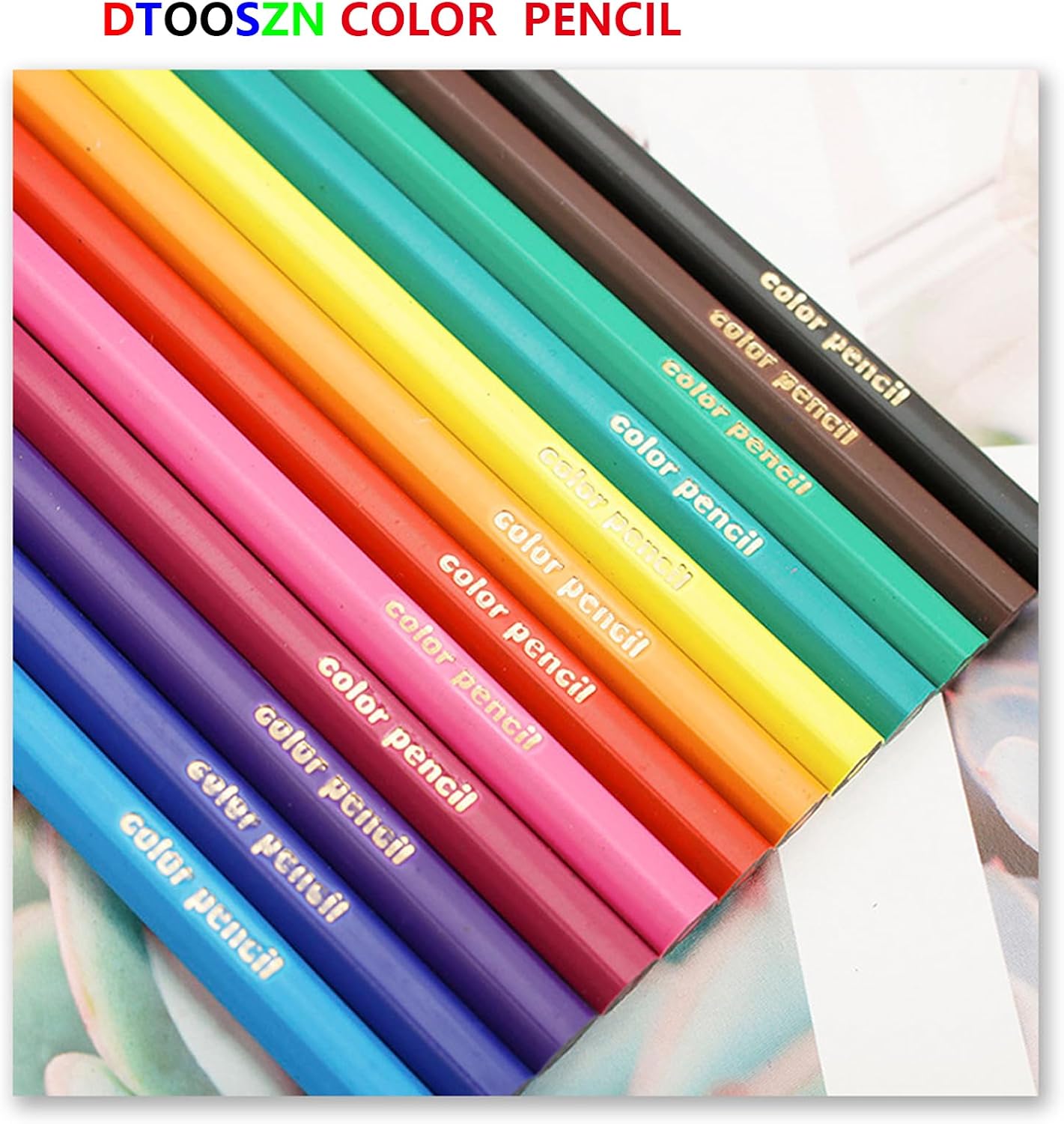 72 Count Colored Pencils, Pre-sharpened, 12 Assorted Colors image 5