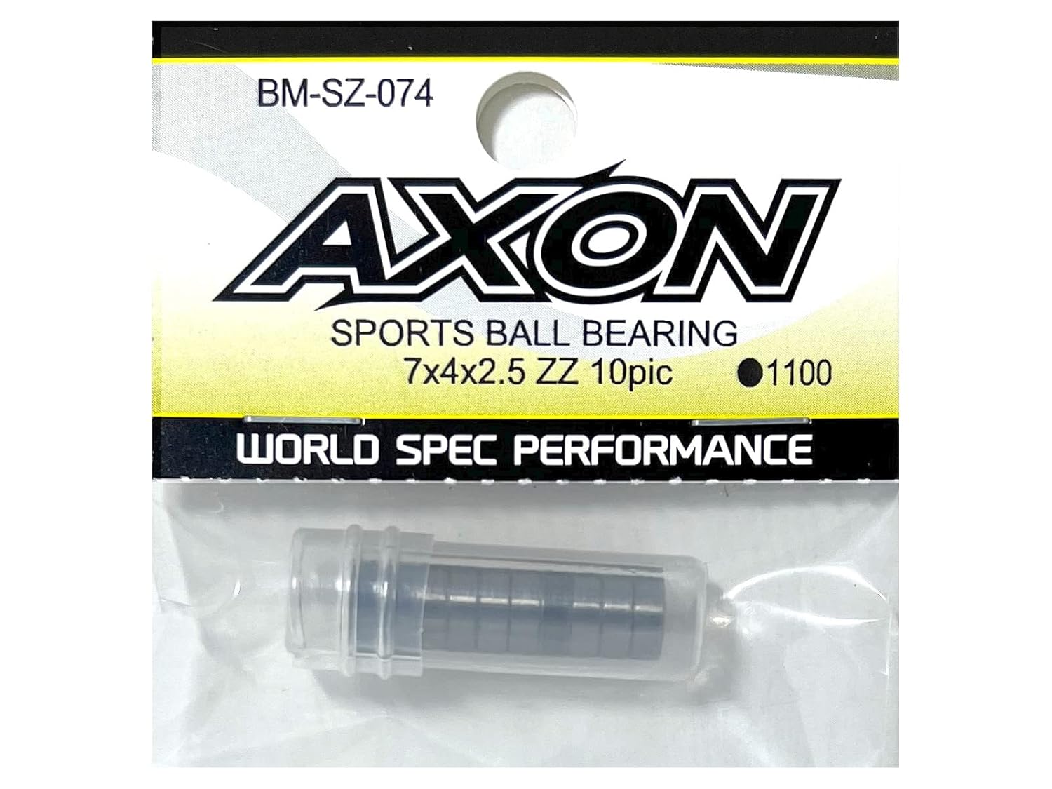 AXON SPORTS BALL BEARING 7x4x2.5 ZZ 10pic BM-SZ-074