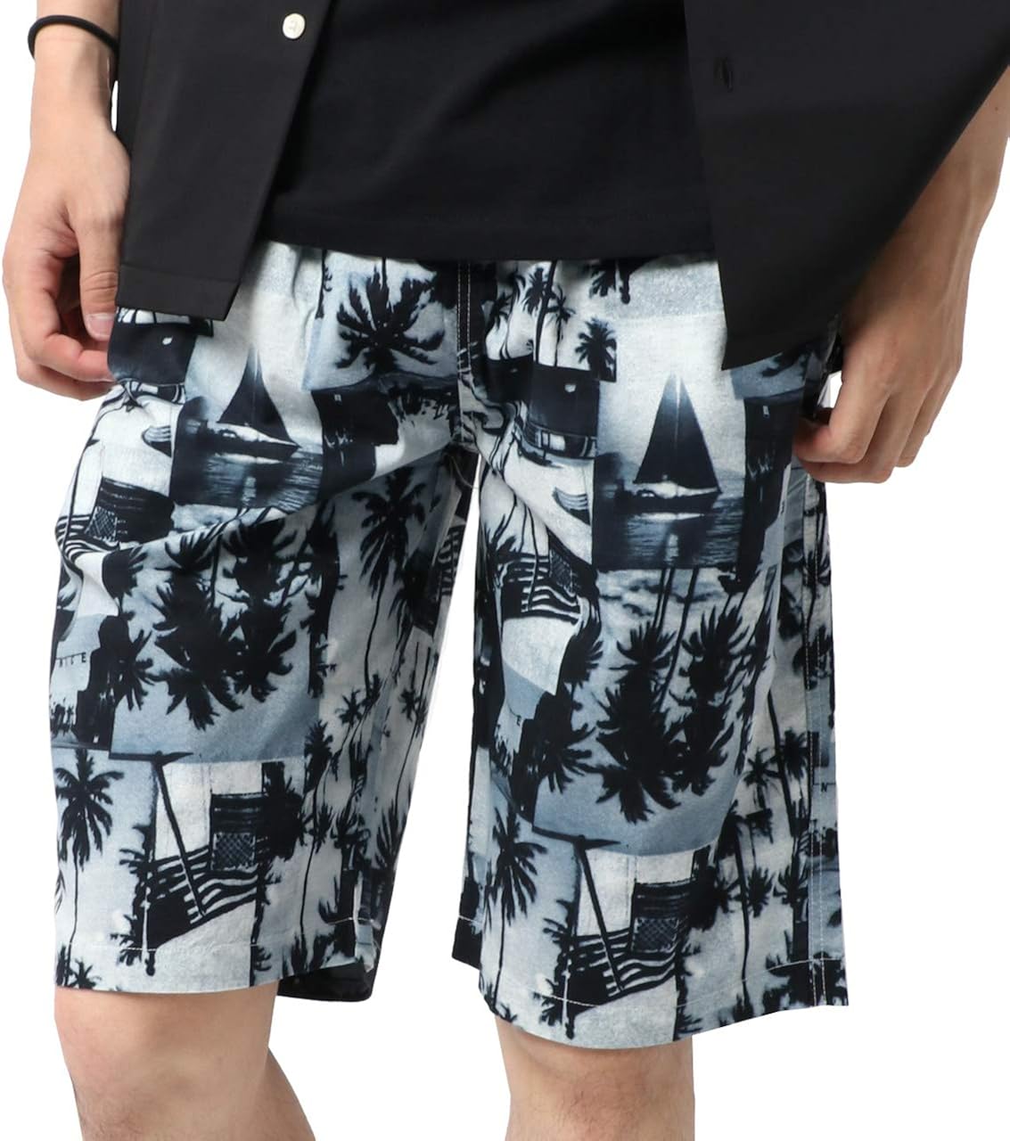 110サイズ トロピカル 2点セット Tシャツ アロハ ショートパンツ ハーフパンツ パーカー 短パン おしゃれ Tシャツ