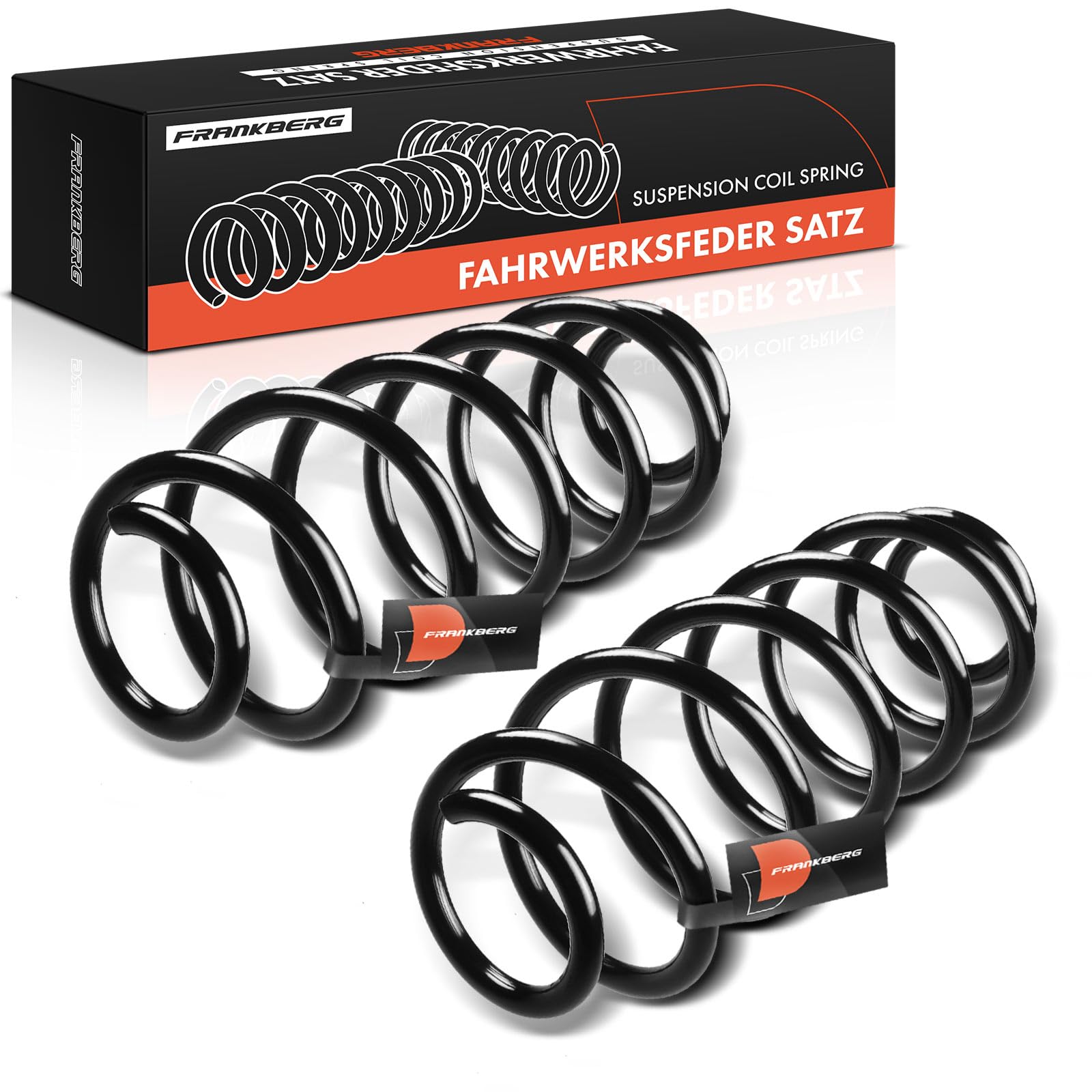 Frankberg 2 muelles de suspensión para eje trasero 50702606 | Compatible con: Stilo 192