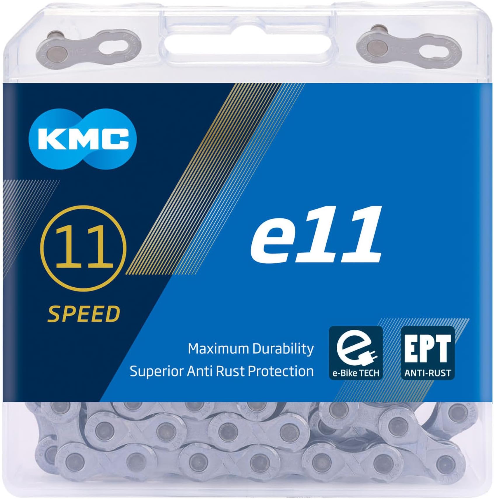 Unisex's e11 EPT eBike Chain, Dark Silver, 136 Link