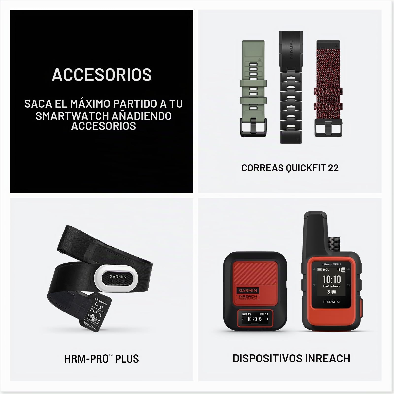 Garmin Reacondicionado Instinct 3 Tactical Edition, 50 mm, Reloj Inteligente con GPS Resistente al Agua, Pantalla AMOLED, Linterna LED, hasta 24 días autonomía, Negro, Reacondicionado