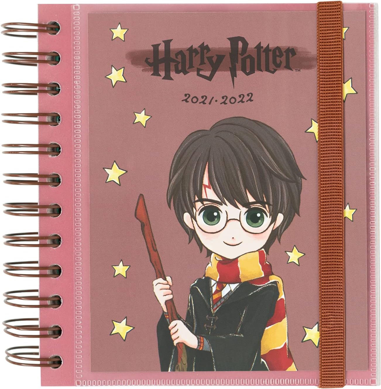 Grupo Erik Official Harry Potter Academic Diary 2021-2022 Day to Page - 11 Months Mid Year Diary August 2021 - June 2022, Harry Potter Red (ADPM2106)