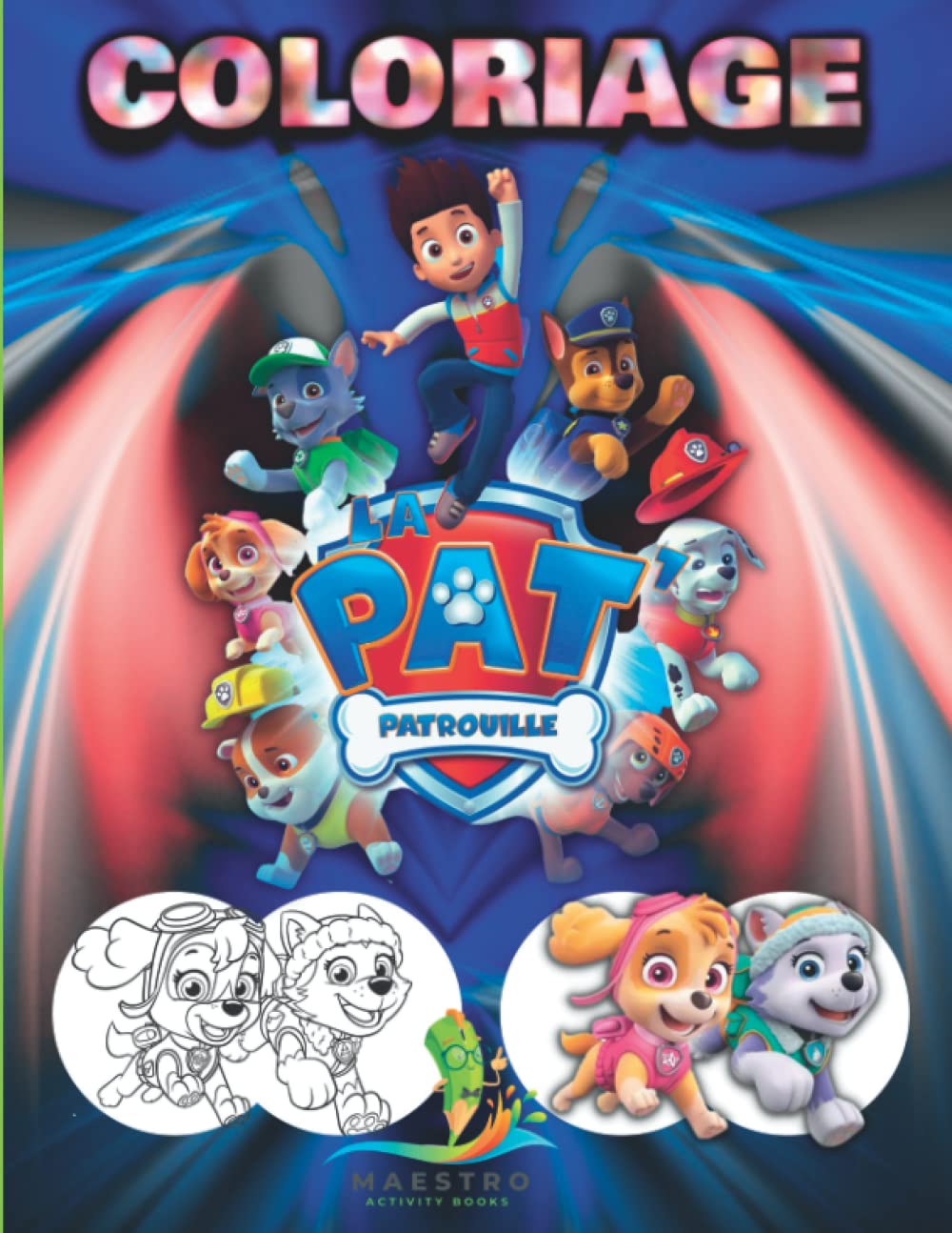 Triominos Junior - Paw Patrol Edition - Jeu de dominos pour enfants à partir de 4 ans - Dominos