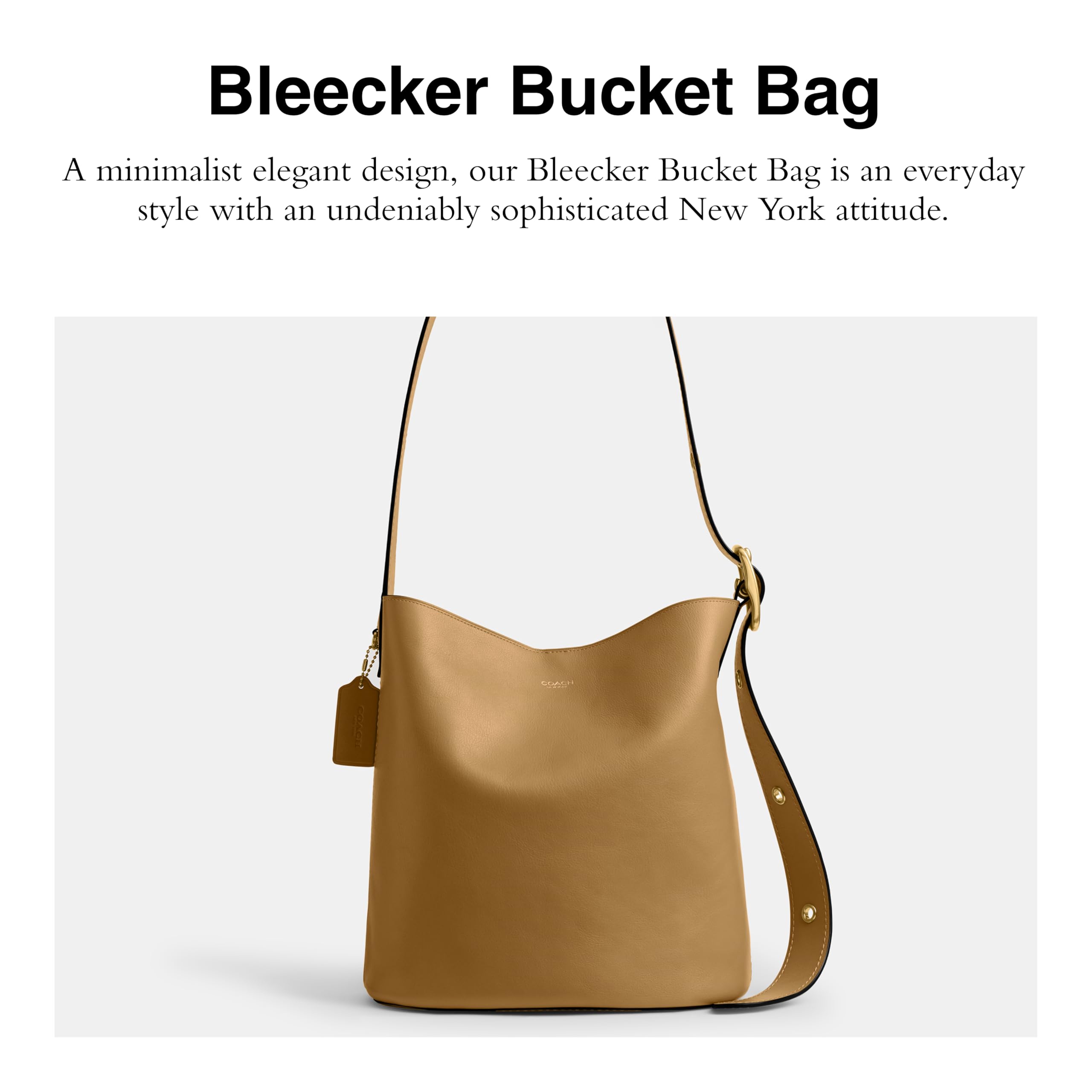 Amazon | COACH ブリーカー バケットバッグ, 真鍮/ミュートオリーブ 