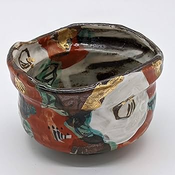 Amazon.com: うつわ魯庵 Mino Wada 105-0044 Ichihito Matcha Bowl