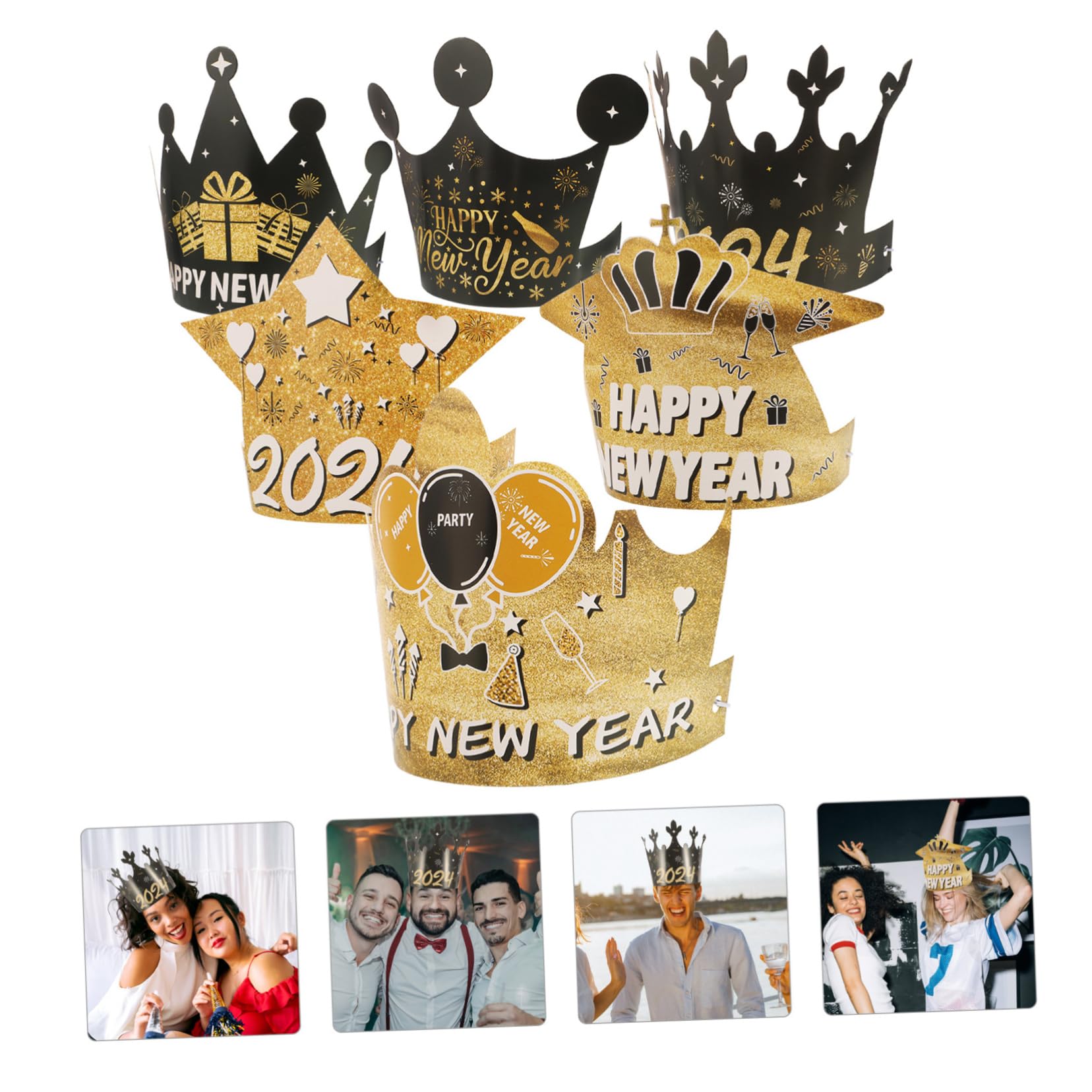 TOYANDONA Sombreros De Para Adultos Apoyo De De Suministros De Fiesta De Navidad Sombreros De Fiesta Para Niños Artículos De Fiesta Para Adultos Papel