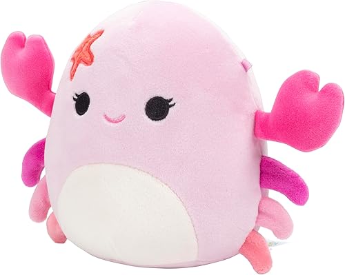 Miniatura 3 de Squishmallows Cailey The Crab original de 5 pulgadas – Peluche oficial de Jazwares – Juguete coleccionable pequeño suave y esponjoso – Añádelo a tu