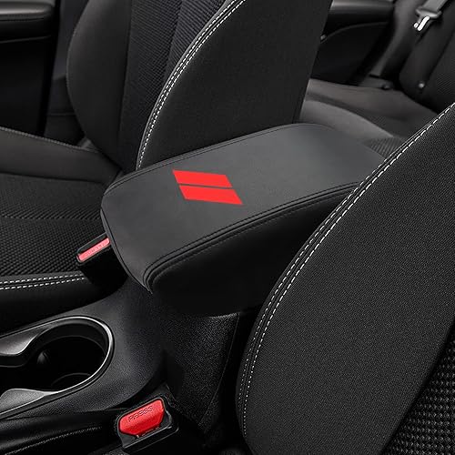 INTGET Para Dodge Dart Centro Consola Cubierta 2016 2015 2014 2013 Cuero Consola Tapa Protector Coche Central Apoyabrazos Cubierta para Dodge Dart