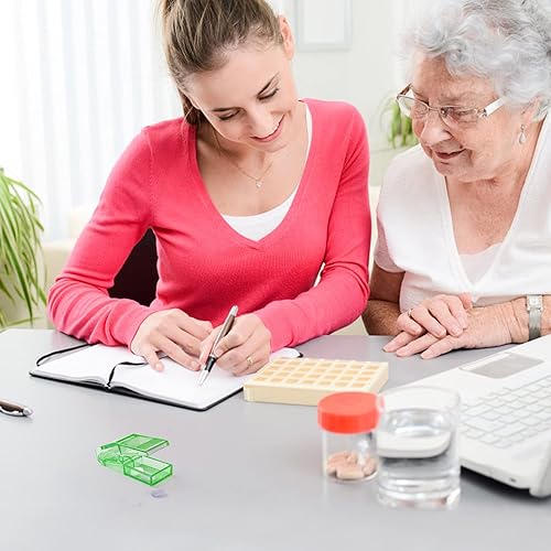 Miniatura 22 de Ultrassist Cortador de píldoras y divisor para cortar pastillas pequeñas o grandes, divisor preciso de medicamentos con hoja de acero inoxidable