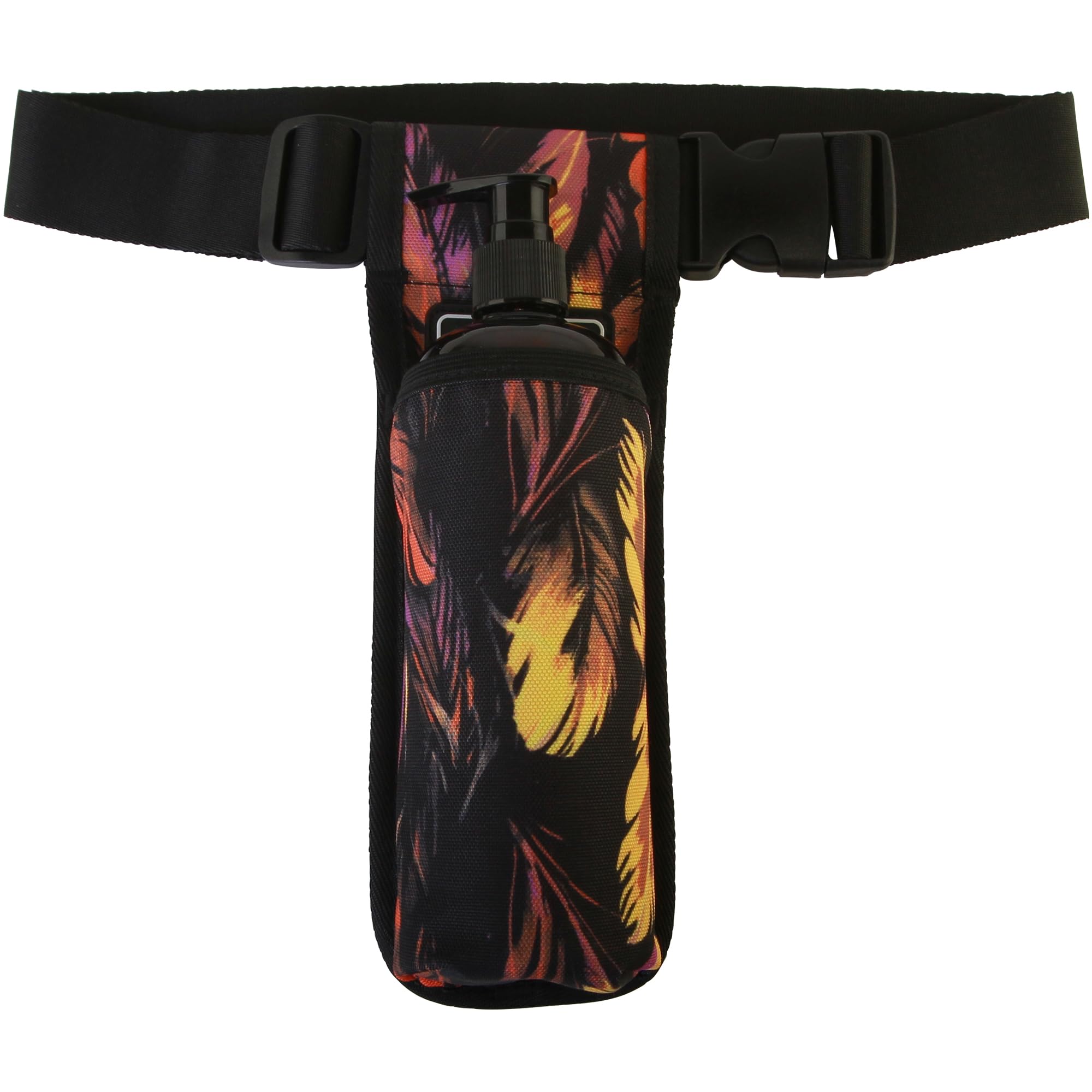 Single Massage Bottle Holster Massage Therapist Supplies Comfortable and Convenient Oil or Lotion Bottle Holster(Bag Only,Dull Yellow)