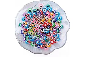 200 Pieces Evil Eye Beads Kit for Jewelry Making and Craft