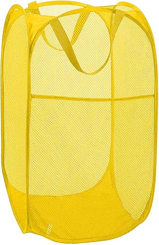 Miniatura 8 de Bud Cesta plegable de malla para la ropa sucia, portátil, para habitación de los niños, dormitorio universitario o viajes, plegable para