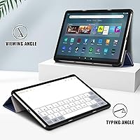 Vista 3 de Funda para tablet Yaxa Fire Max 11 de 11 pulgadas, versión 2023, funda delgada y ligera, funda protectora inteligente con soporte multiángulo