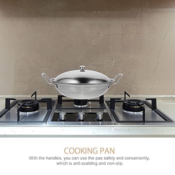 ステンレス 中華鍋 2ハンドル Amazon｜ステンレス鋼中華鍋 厚い中国の手作り中華鍋 201 非磁性